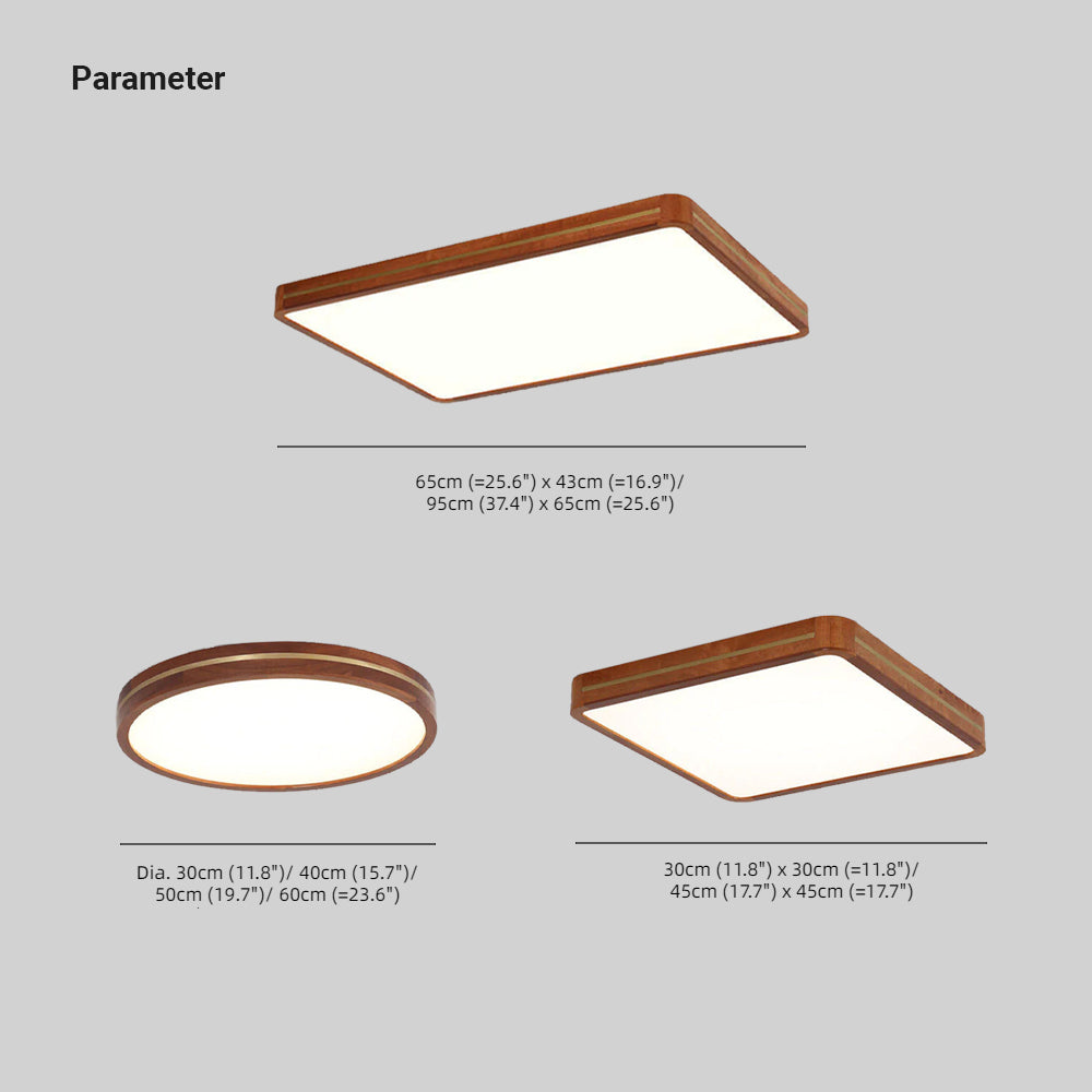 Muto Moderno Legno/Metallo/Acrilico Plafoniera Camera da letto/Soggiorno