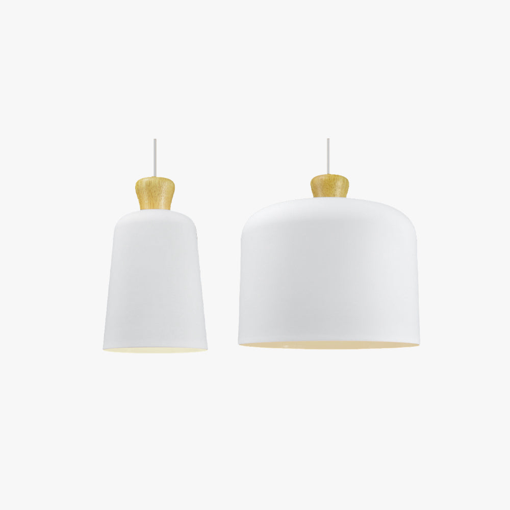 Valentina Minimalismo Metallo/Legno Sospensione Bianco/Nero/Grigio/Marrone Soggiorno