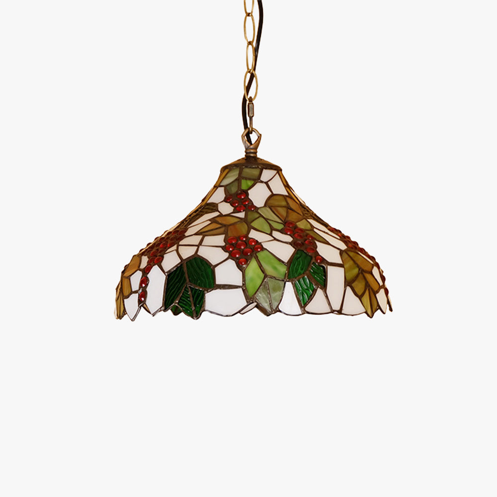 Tiffany Design Metallo/Vetro Sospensione Multicolore Soggiorno/Camera da letto
