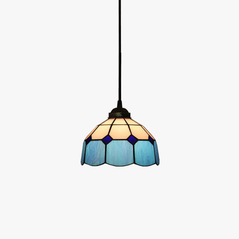 Tiffany Nordica Metallo/Vetro Lampada a Sospensione Soggiorno