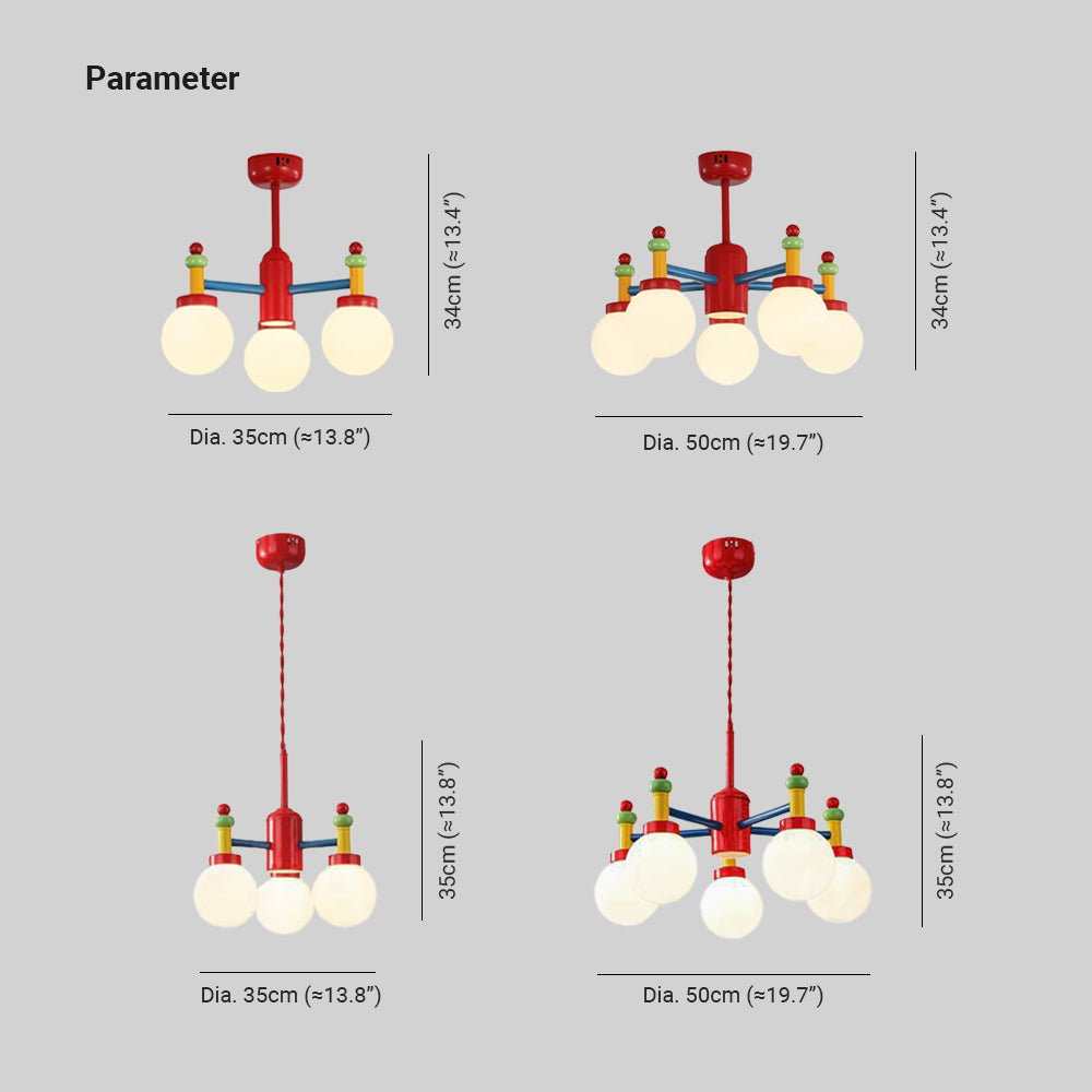 Valentina Moderno LED Metallo/Vetro Lux Lampadario Multicolore Soggiorno