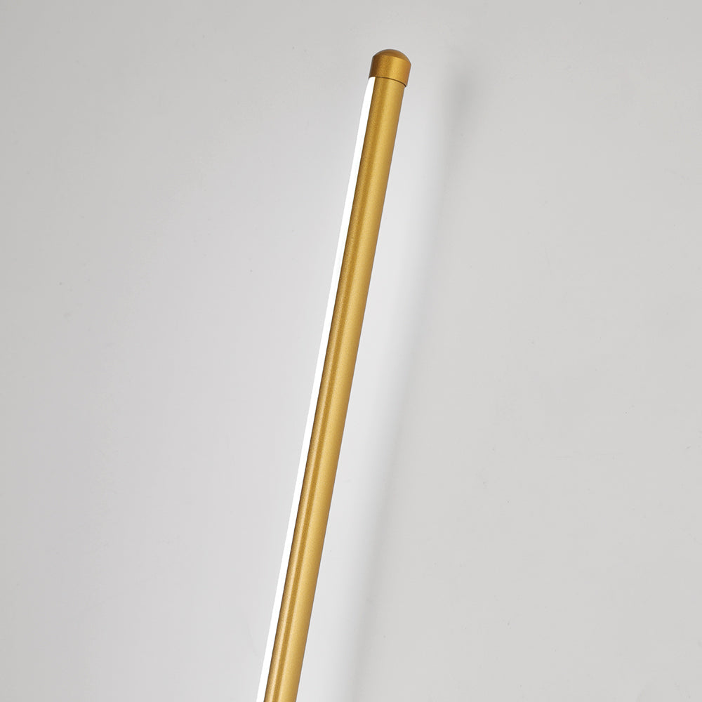 Arisha Minimalismo LED Applique Nero/Oro Lineare