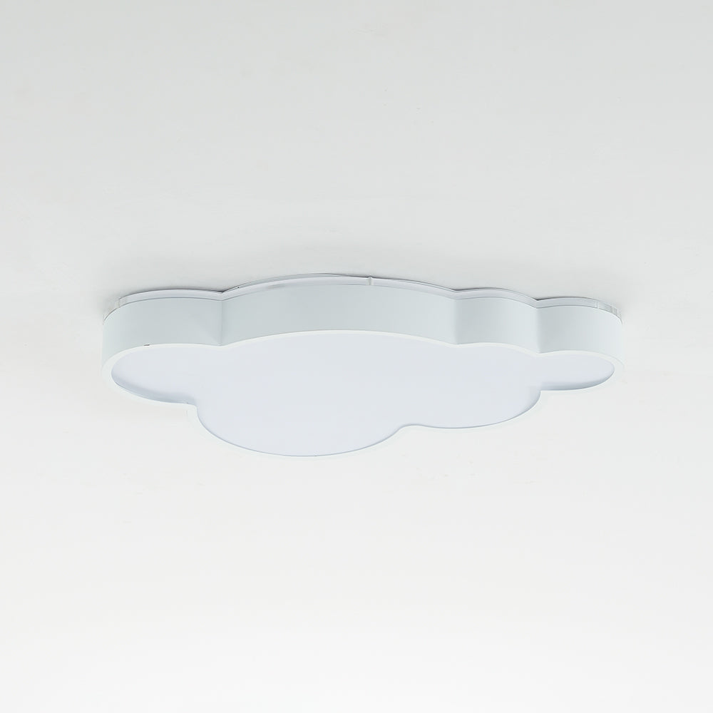 Arisha Plafoniere LED Moderno Nuvole Metallo Acrilico, Bianco