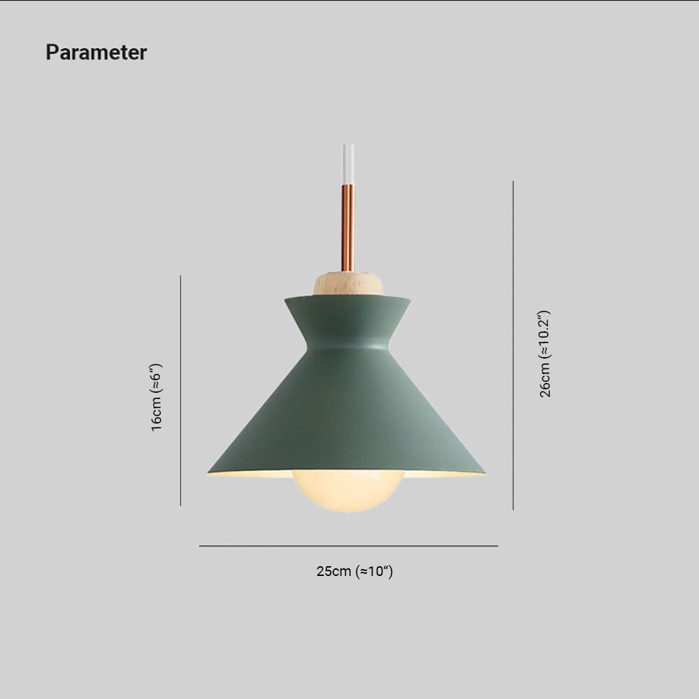 Valentina Moderni LED Lampade a Sospensione Geometriche Colorato Metallo Cucina/Soggiorno/Camera da Letto