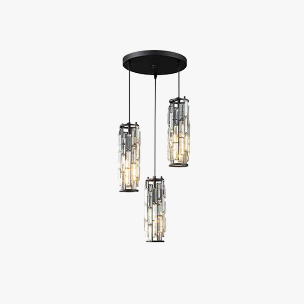 Kristy Design LED Lampada a Sospensione a Grappolo 1/3/4 Teste
