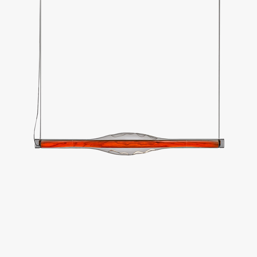 Arisha Design Linea Metallo Acrilico Lampade a Sospensione Marrone