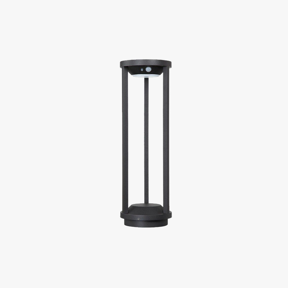 Ray Minimalista Cilindrico Solare LED Metallo Lampade da Esterno