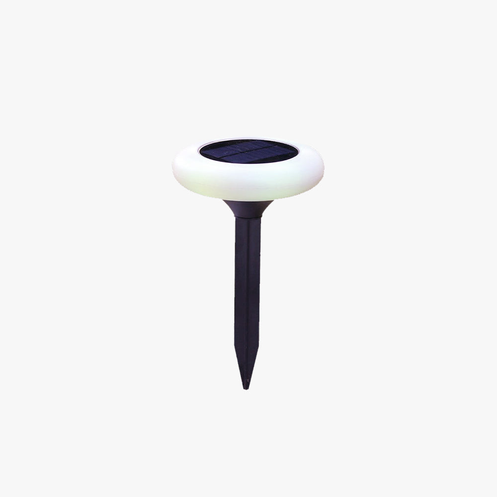Ray Moderno Ciambella LED Solare Acrilico Lampade da Esterno