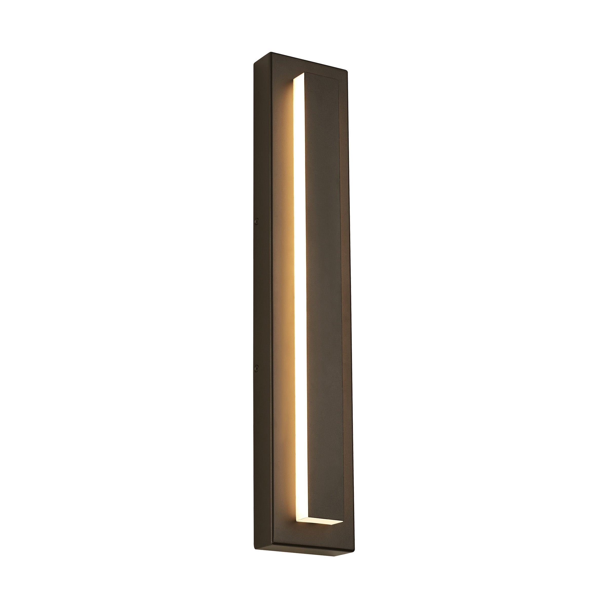 Ray Moderna LED Applique da Esterni Metallo Grigio Scuro/Bronzo Quadrato Corridoio/Giardino