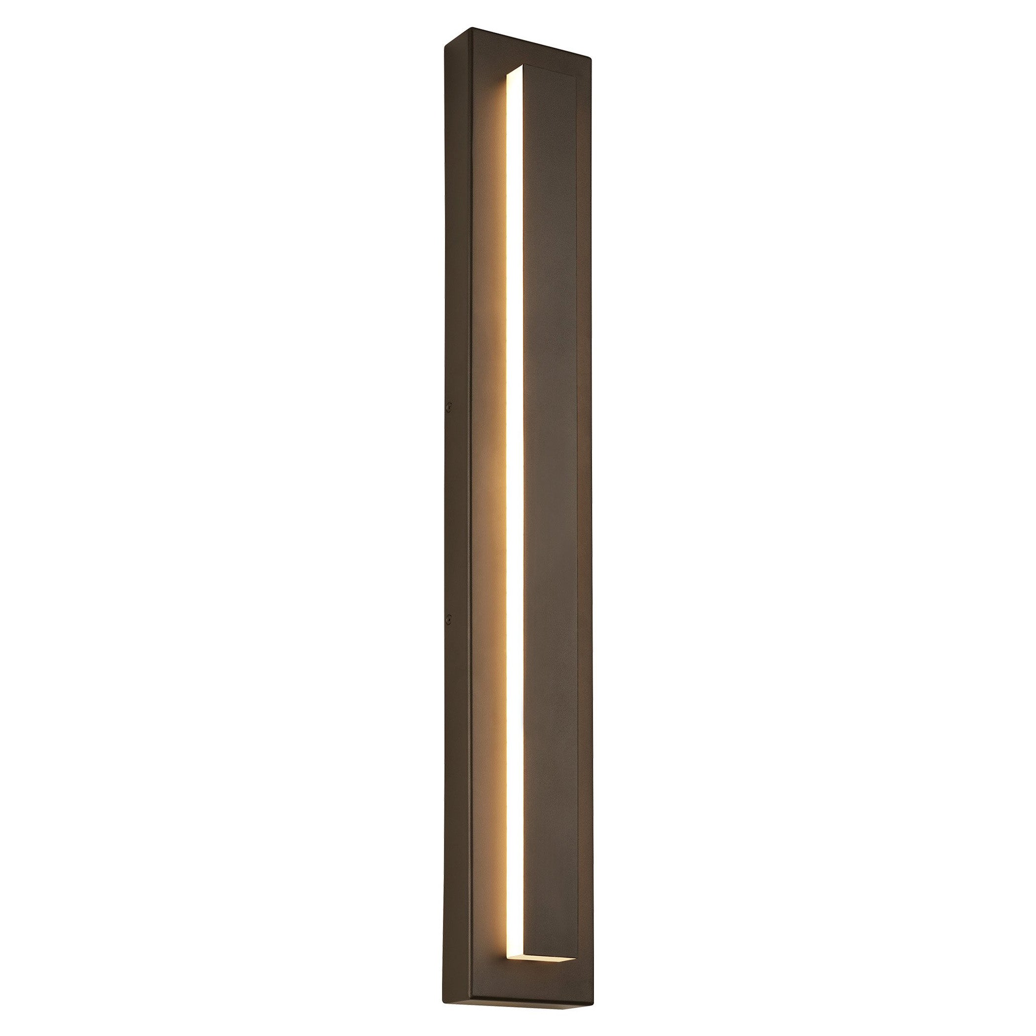Ray Moderna LED Applique da Esterni Metallo Grigio Scuro/Bronzo Quadrato Corridoio/Giardino