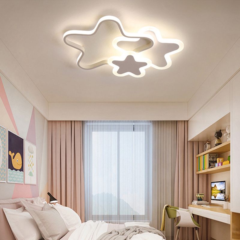 Valentina Moderno LED Stella Metallo Acrilico Plafoniere Camera da Letto
