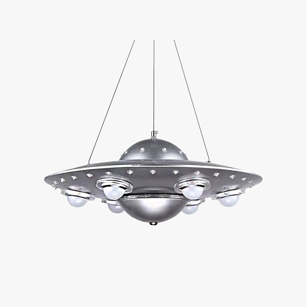 Silva Moderno UFO Metallo Lampada a Sospensione Bambini