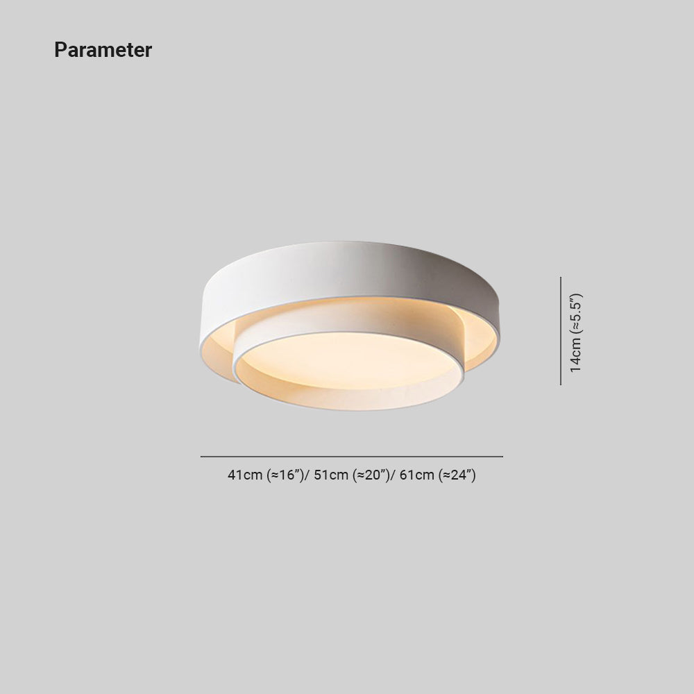 Arisha Lampada da Soffitto Circolare Art Deco Nordic a Incasso