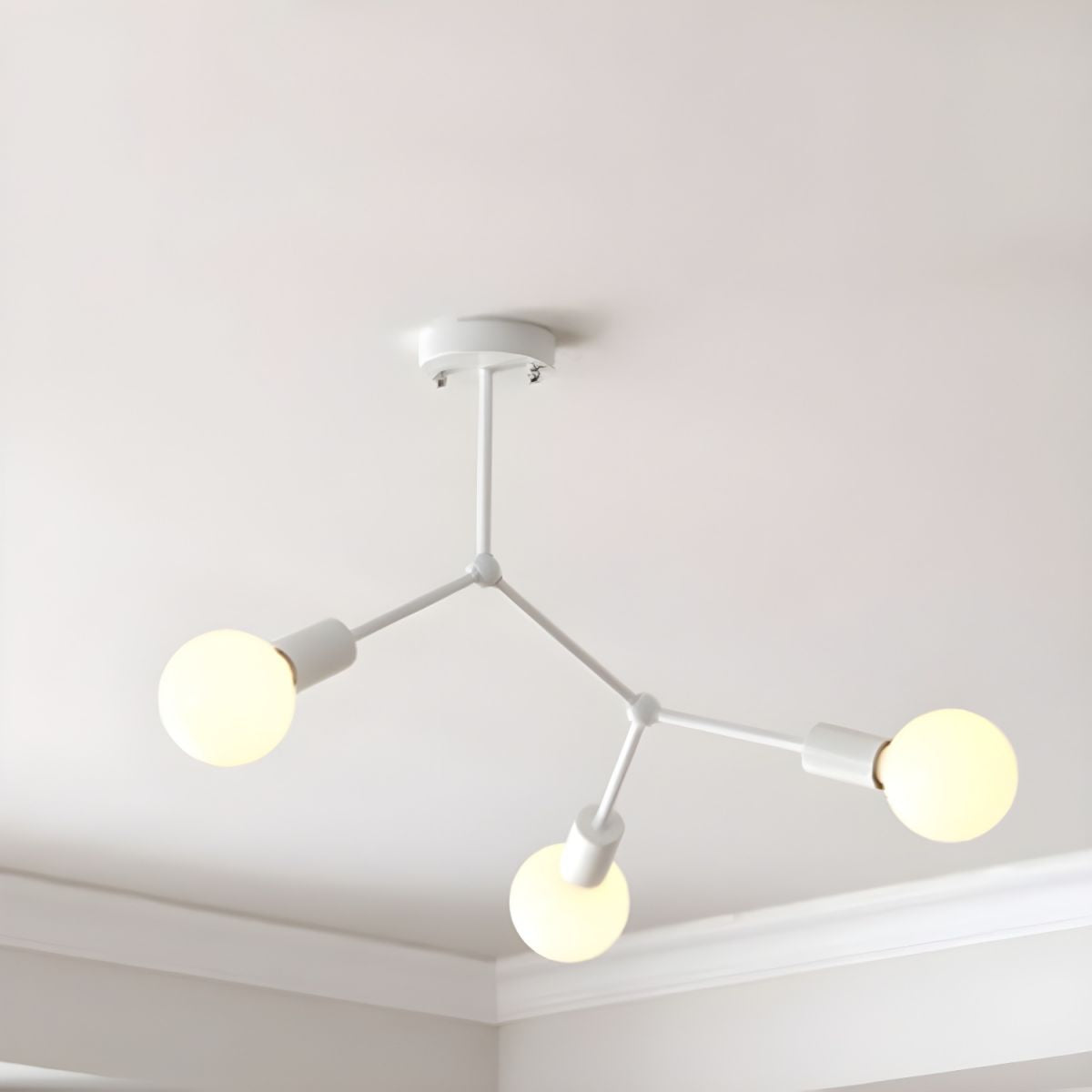 Valentina Industriale Metallo Vetro Lampadari Camera da Letto Soggiorno