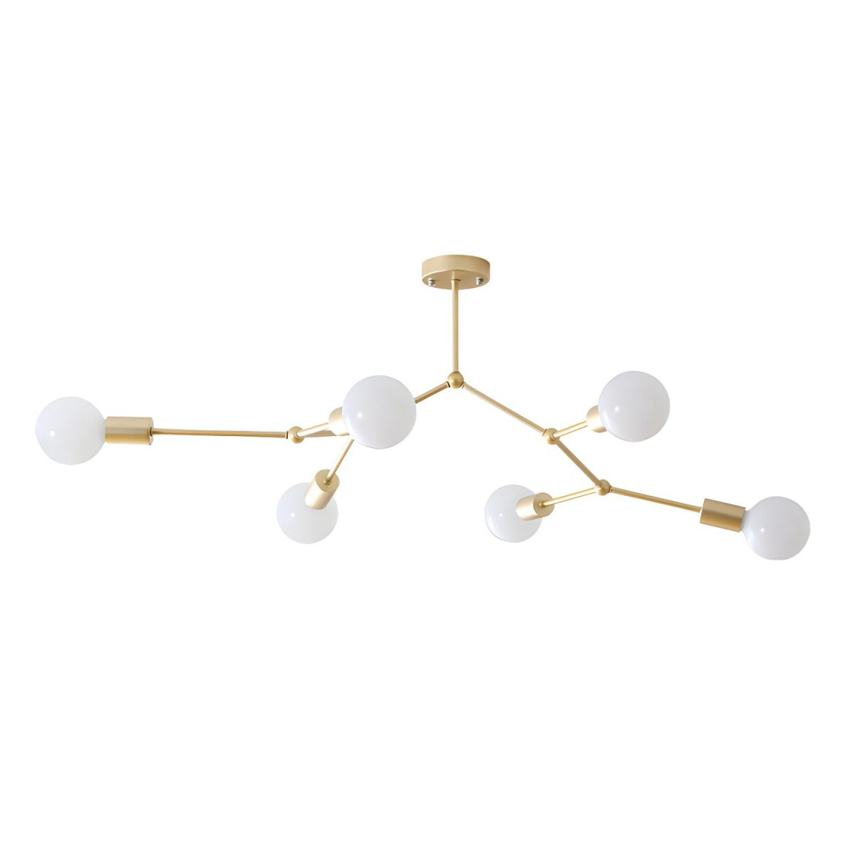 Valentina Industriale Metallo Vetro Lampadari Camera da Letto Soggiorno