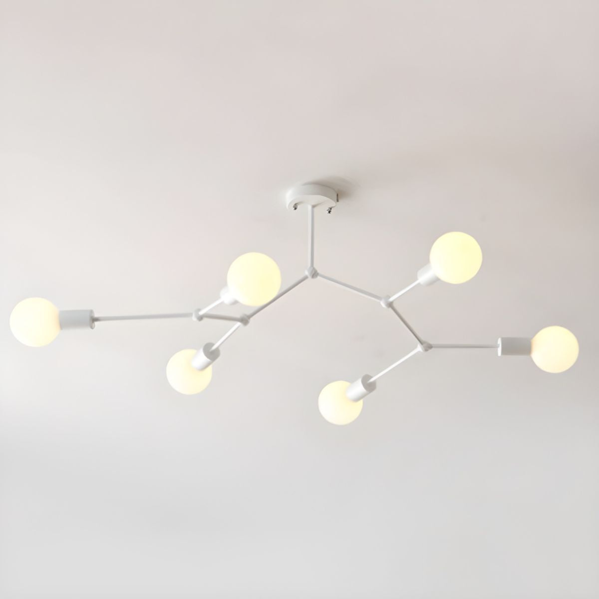 Valentina Industriale Metallo Vetro Lampadari Camera da Letto Soggiorno