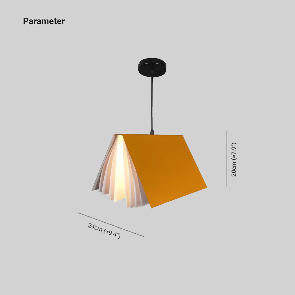 Arisha Creative Libro Metallo Plastica Lampade a Sospensione Camera da Letto
