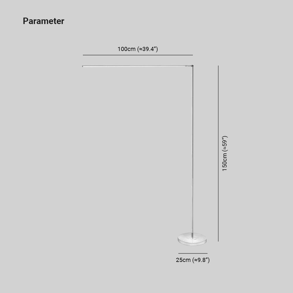 Arisha Minimalista Arc LED Lampade da Terra Metallo/Acrilico Soggiorno