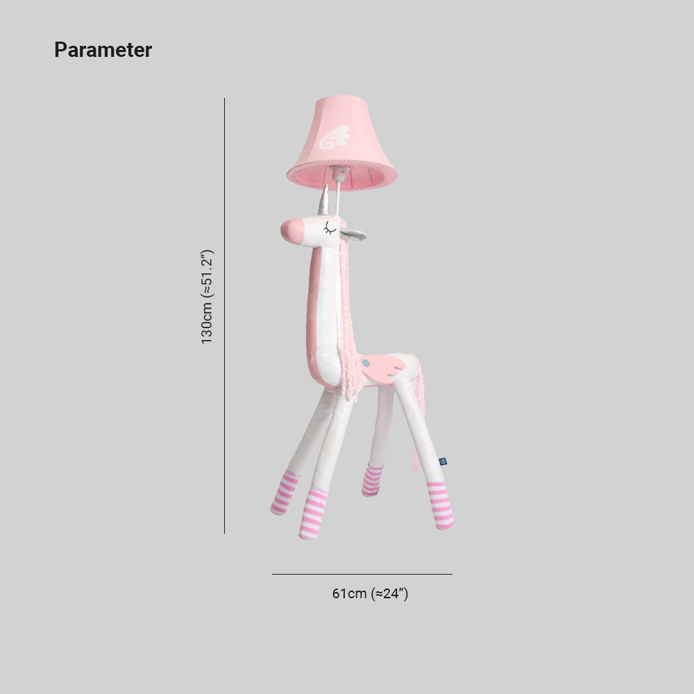 Arisha Lampade da Terra Metallo LED Rosa