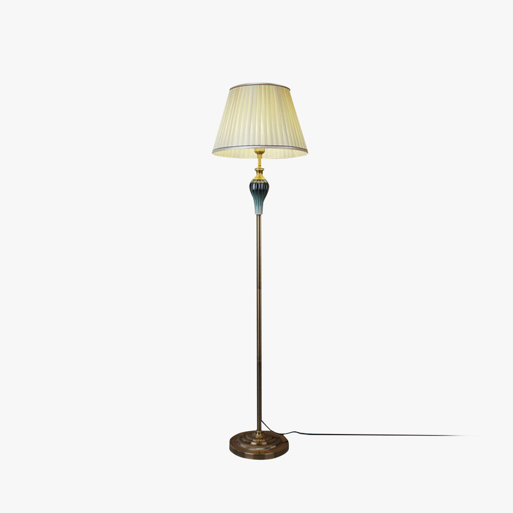 Tiffany Moderni LED Lampade da Terra Metallo Tessuto Soggiorno/Camera da Letto
