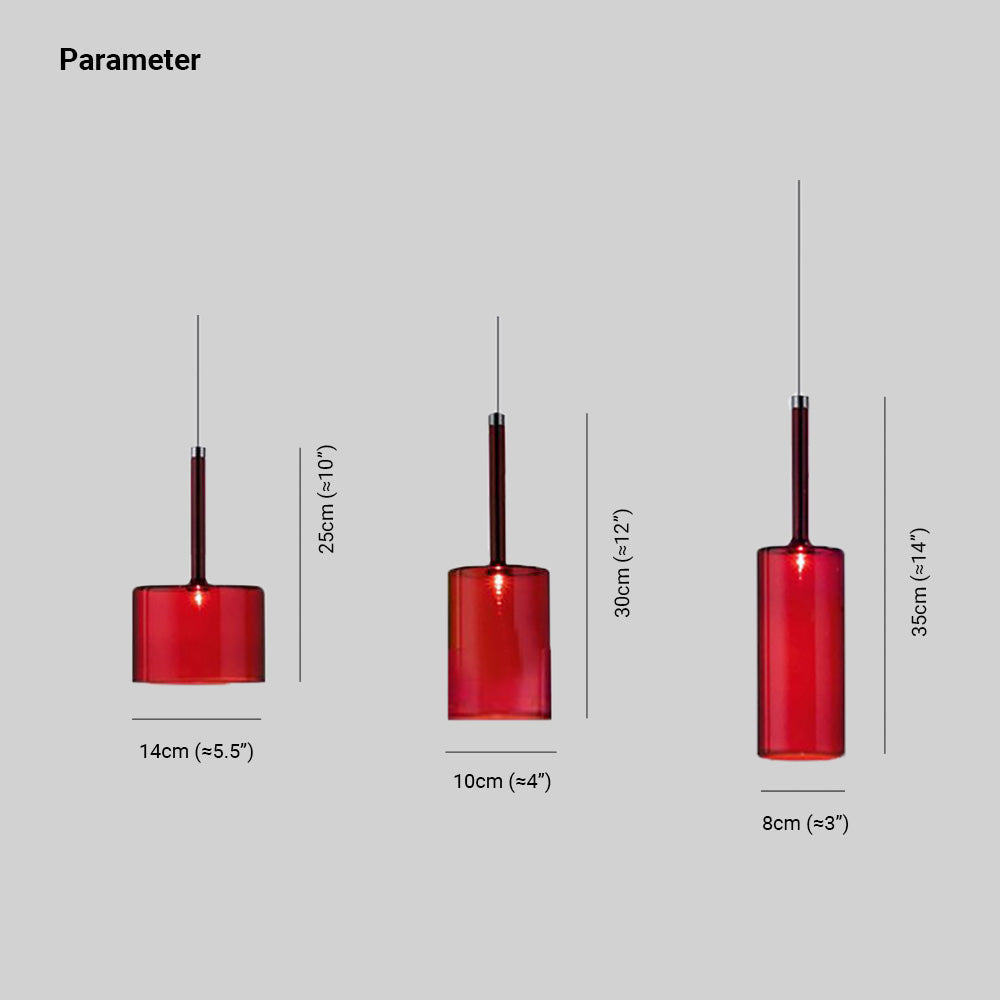 Valentina Moderno Minimalista Vetro LED Lampade a Sospensione