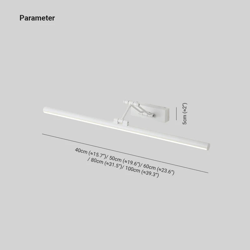 Arisha LED Applique da Interno Lineare Moderno Specchio Anteriore