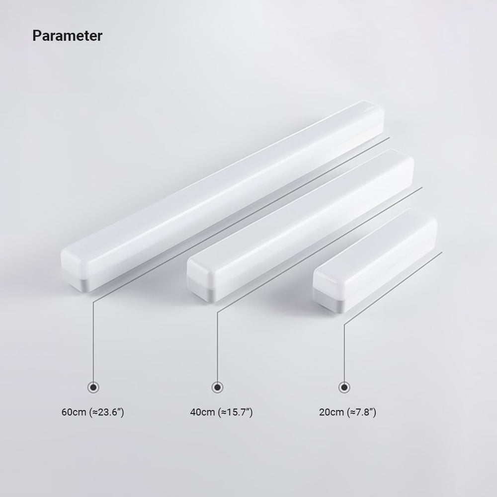 Arisha Moderno Rettangolare Acrilico Moderno Applique Bianco LED