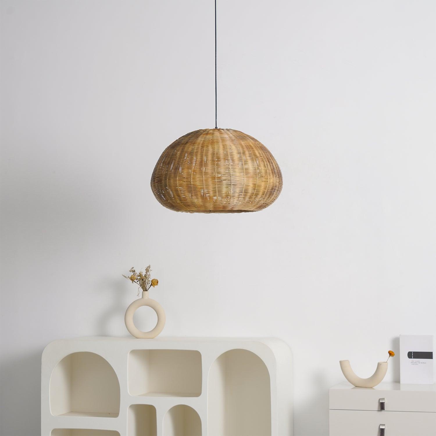 Adam Vintage Bamboo Pendant Light - Blowlighting