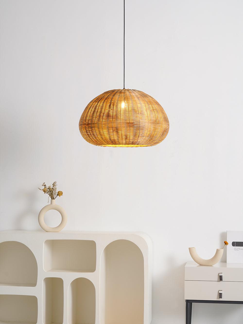 Adam Vintage Bamboo Pendant Light - Blowlighting