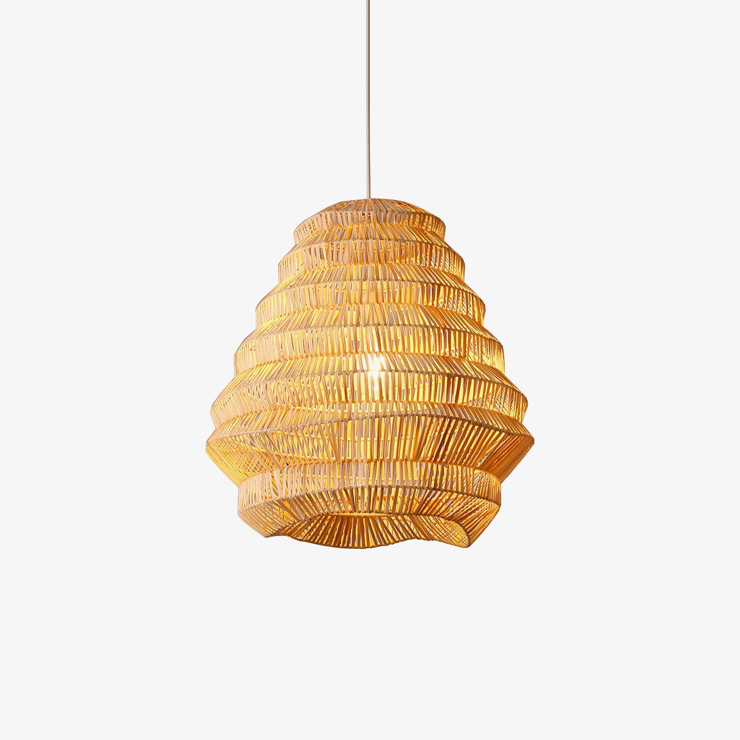Bamboo Spiral Pendant Lamp - Blowlighting