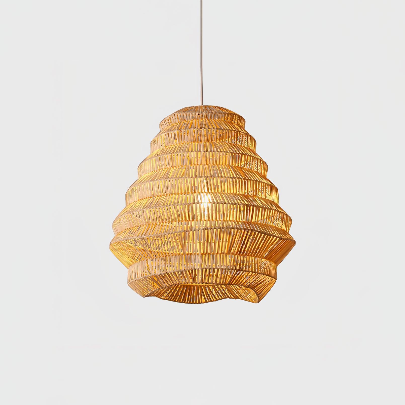 Bamboo Spiral Pendant Lamp - Blowlighting