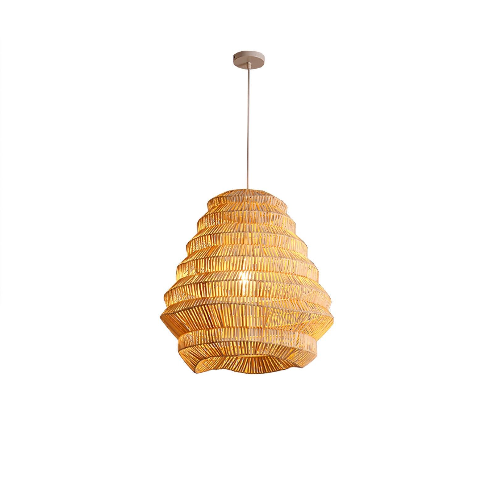 Bamboo Spiral Pendant Lamp - Blowlighting