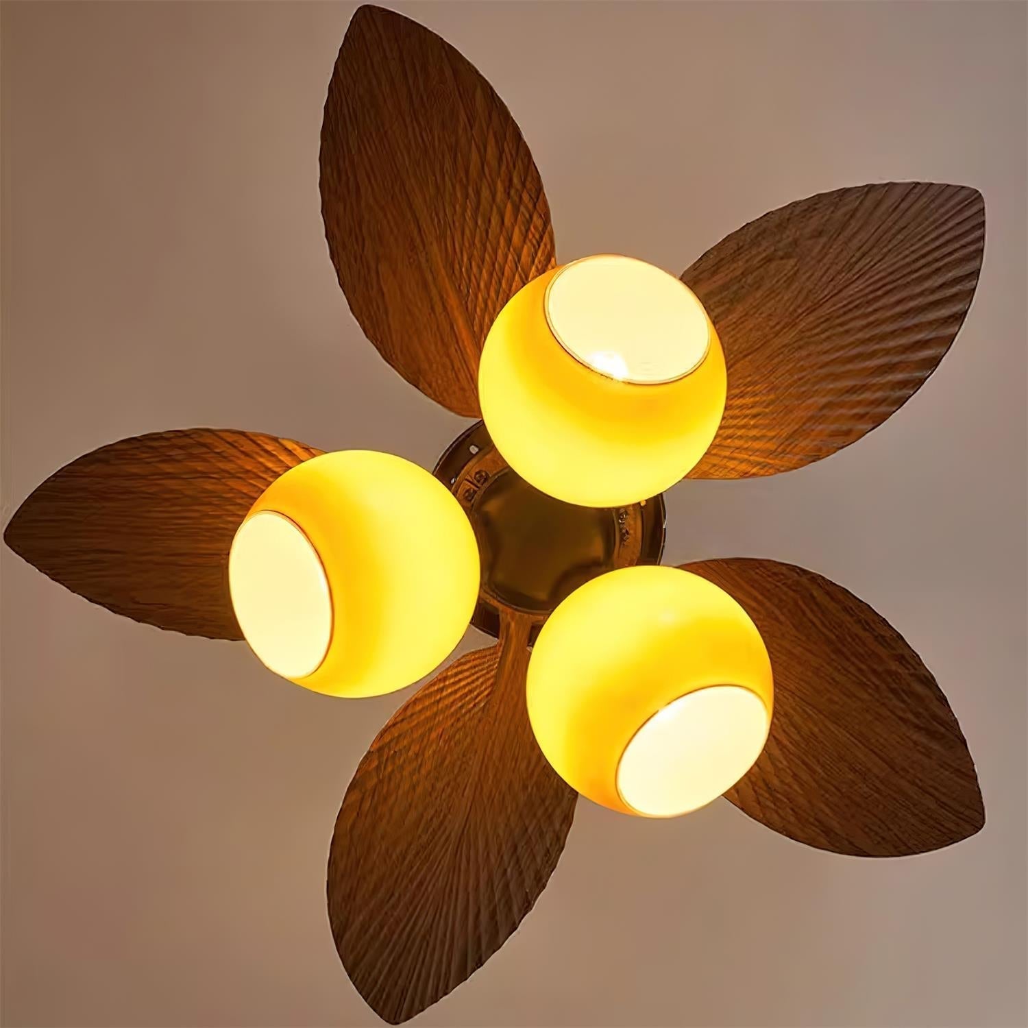 Ventilatore da Soffitto Nerina Tropicale con pale in movimento