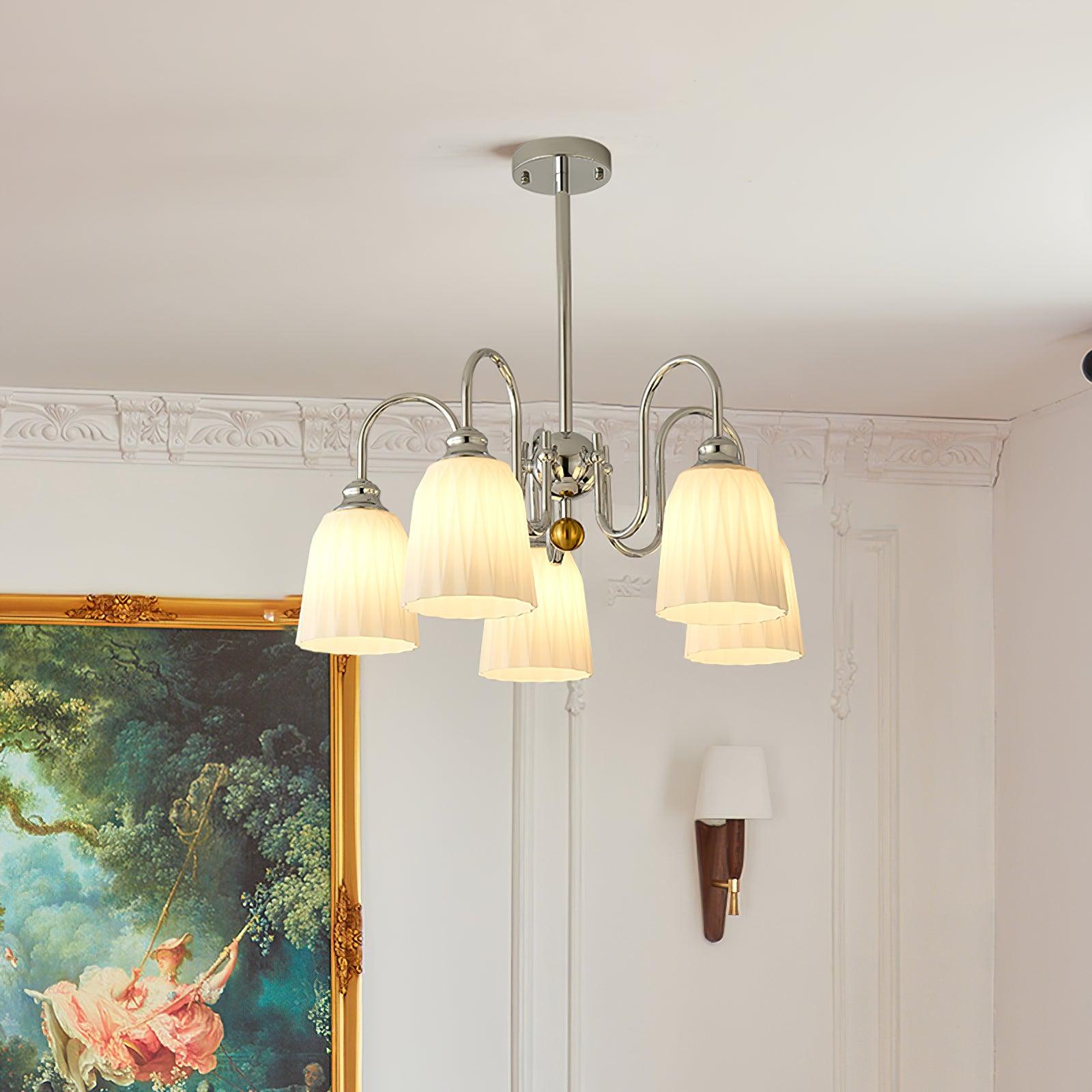 Micah Vintage Metal Chandelier - Blowlighting
