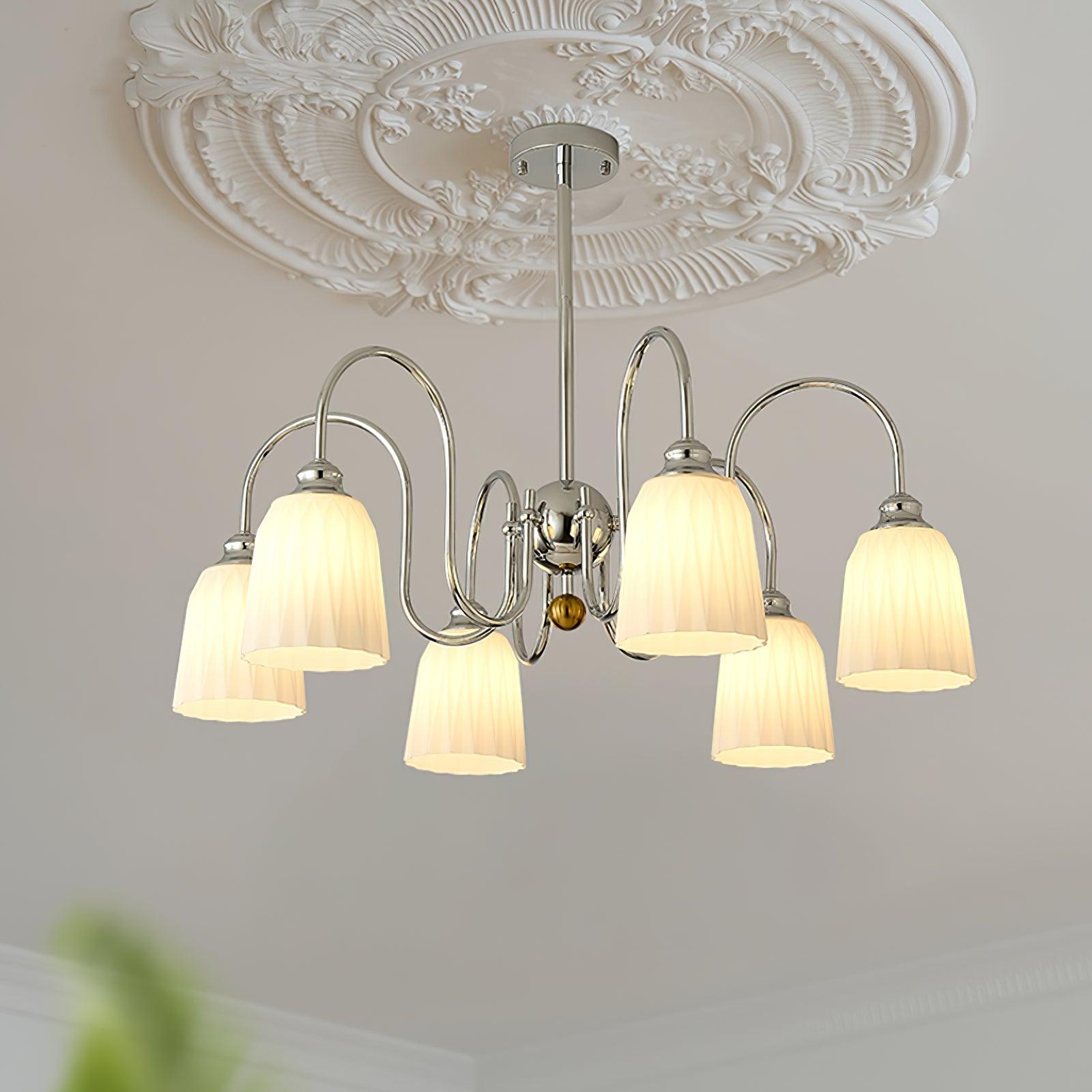 Micah Vintage Metal Chandelier - Blowlighting