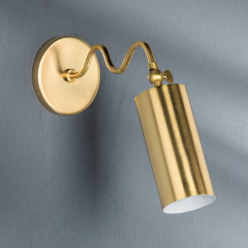 Vatnuvyu Modern Minimalist Fabric Metal Wall Lamp - Lamp Copper