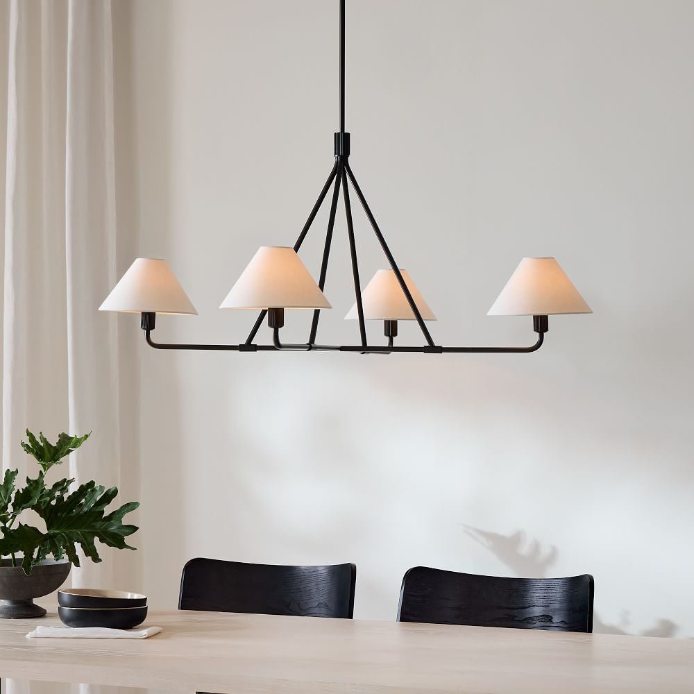 Aurora Chandelier Cone Shade Minimalist - Blowlighting
