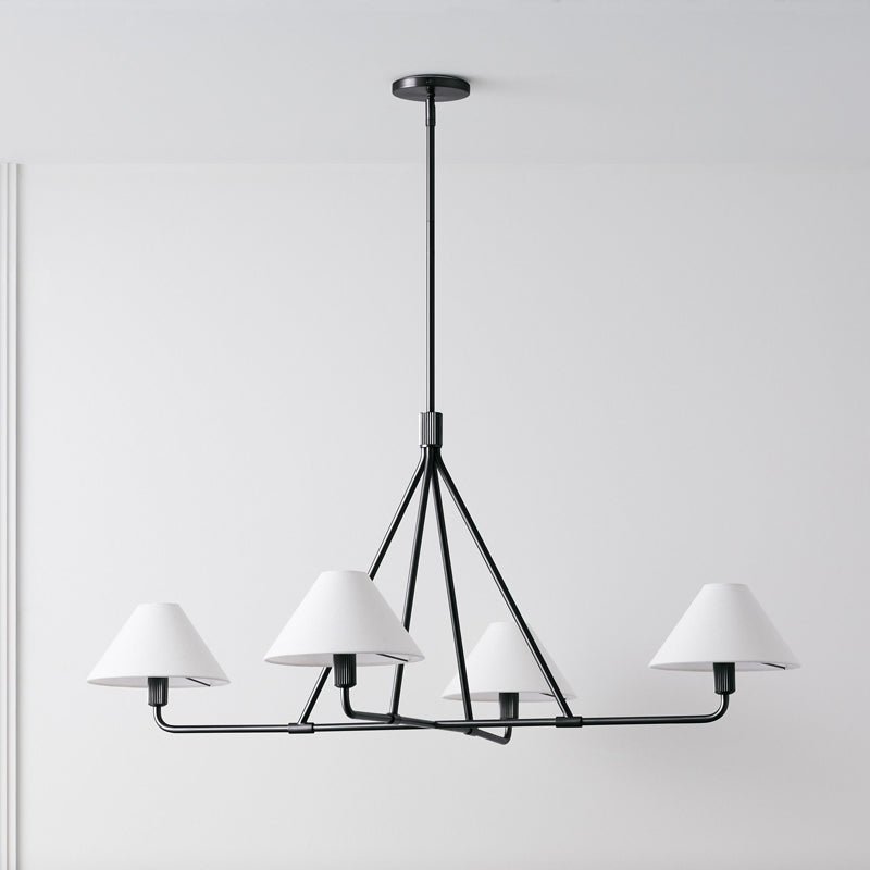 Aurora Chandelier Cone Shade Minimalist - Blowlighting