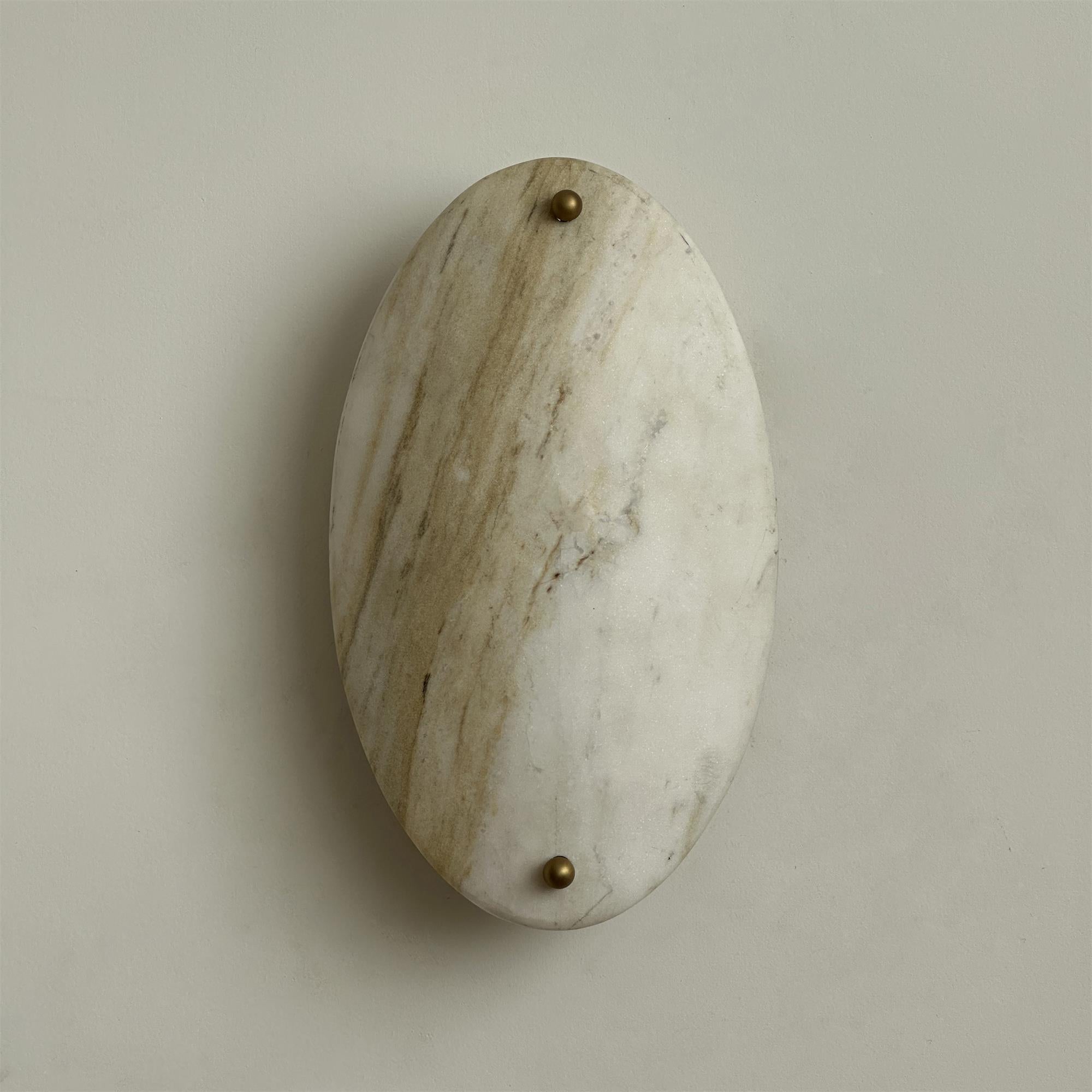 Yrvuvyu Modern Minimalist Alabaster Marble Wall Lamp - Lamp Copper