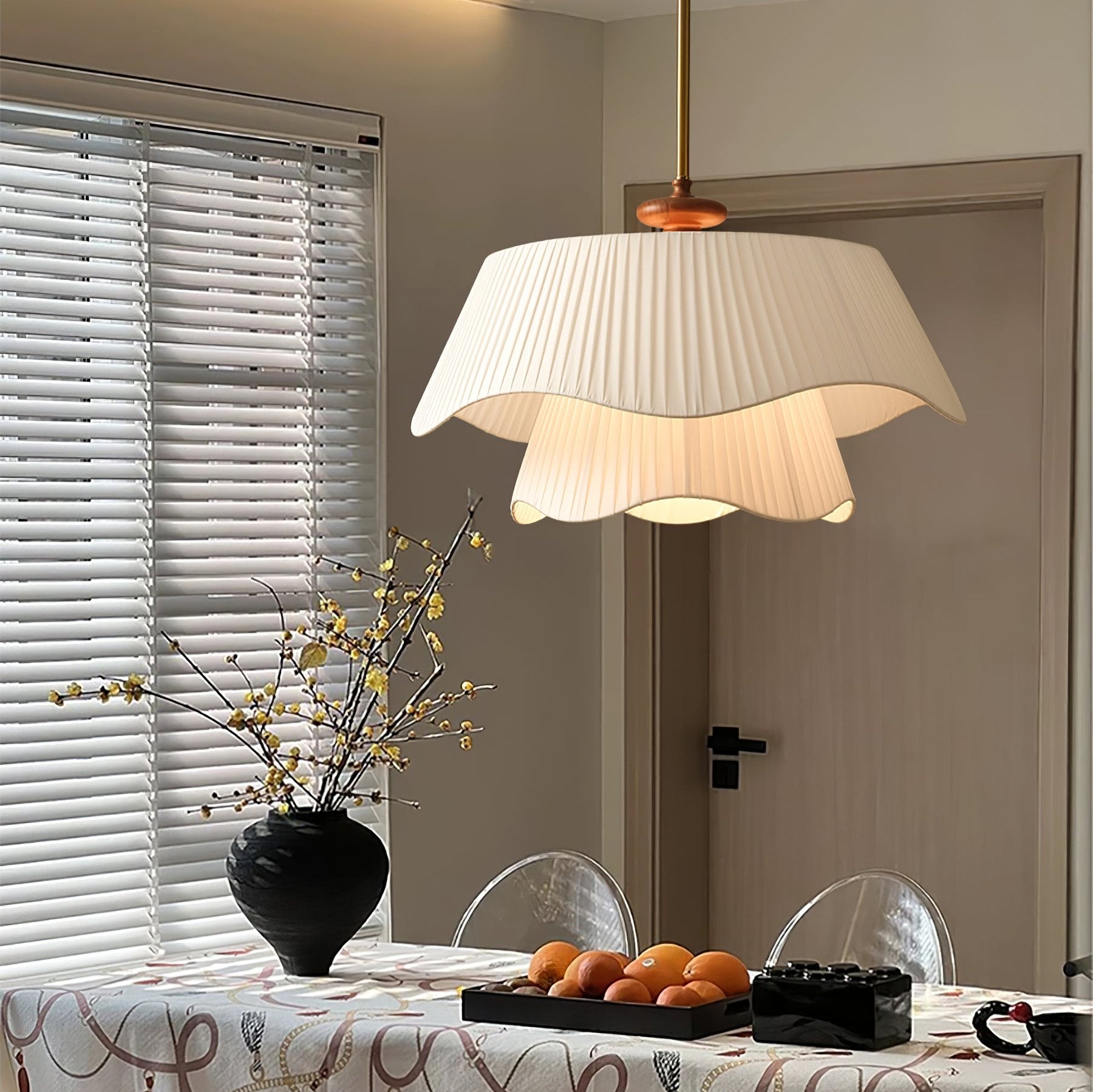 Aphais Premium Elegance Wood Metal Pendant Lamp - Blowlighting