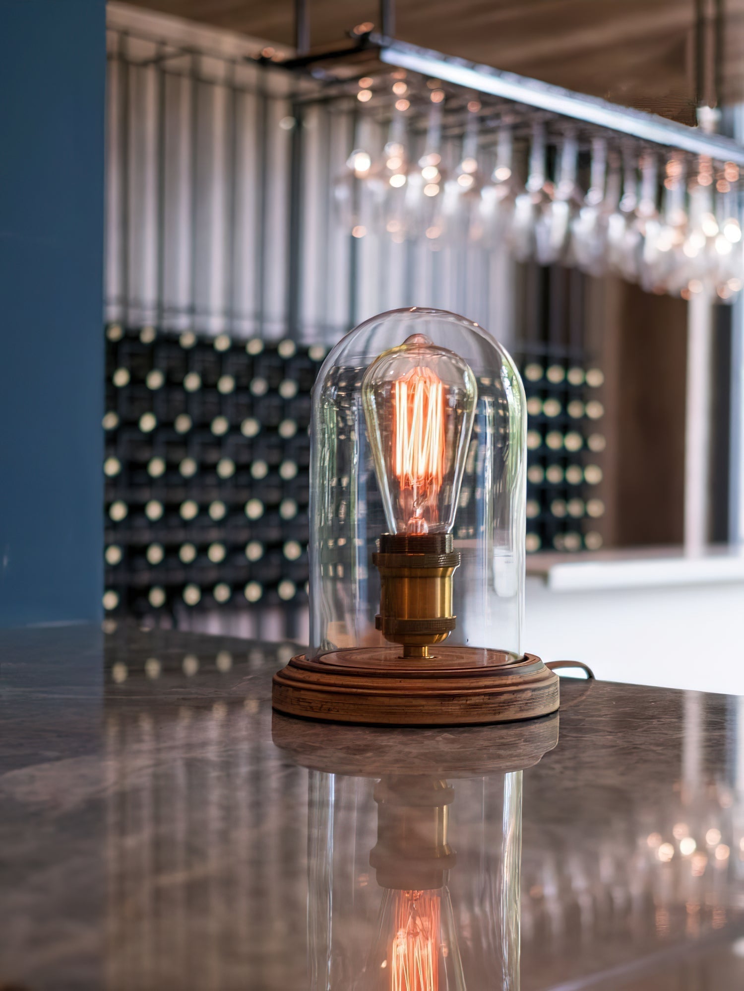 Bell Jar Table lamp - Lamp Copper