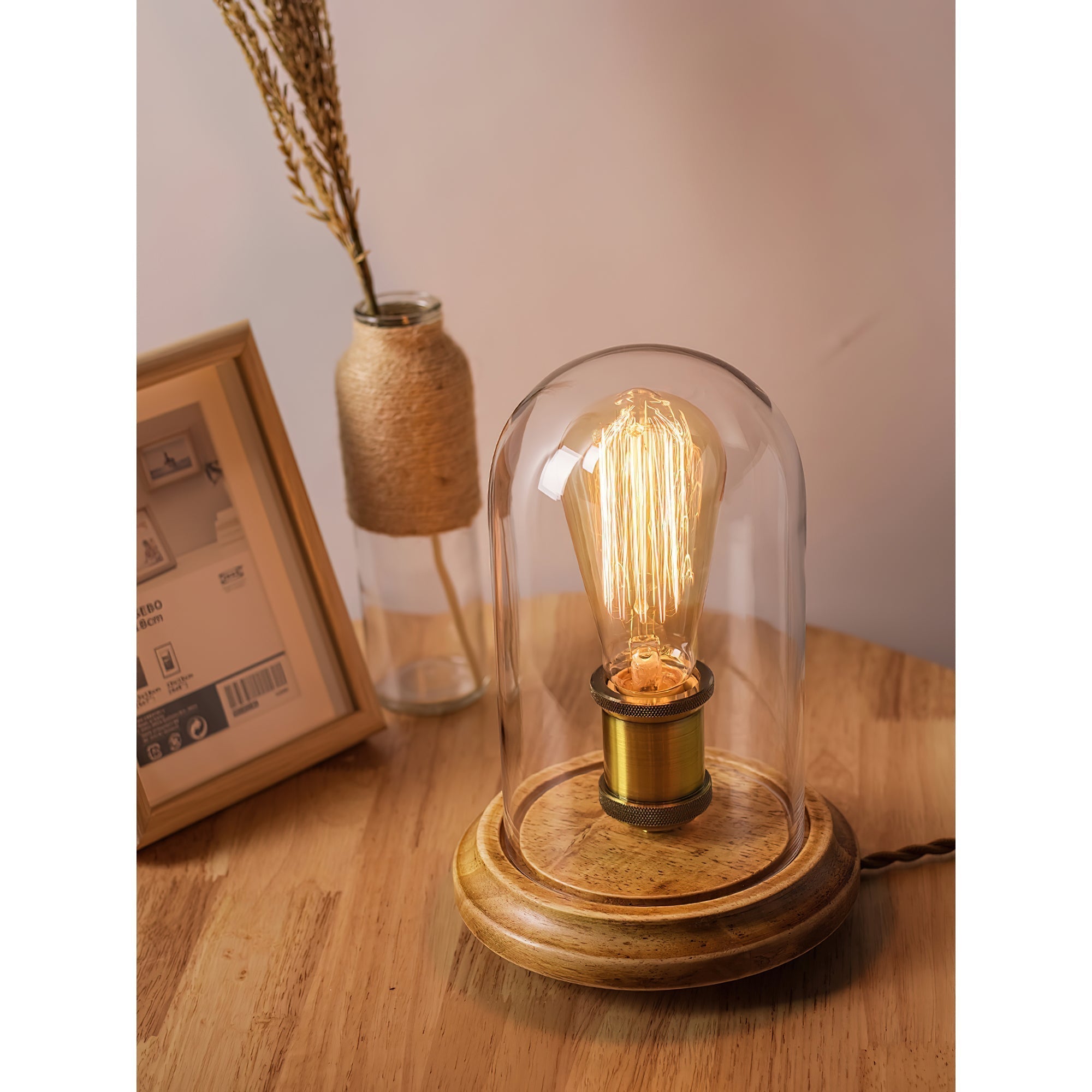 Bell Jar Table lamp - Lamp Copper