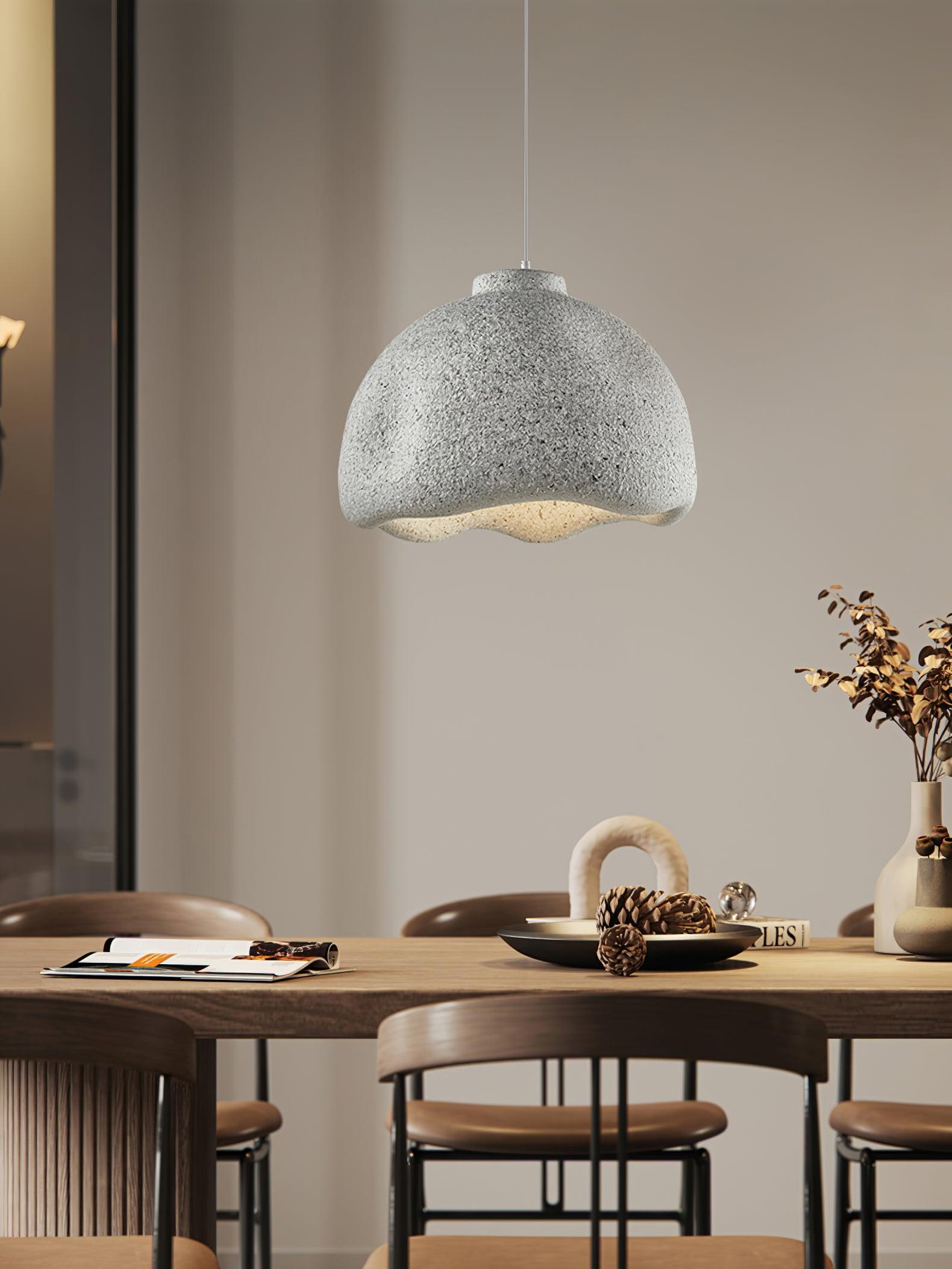 Icarila Modern Minimalist Speckled Metal Plastic Pendant Lamp - Blowlighting