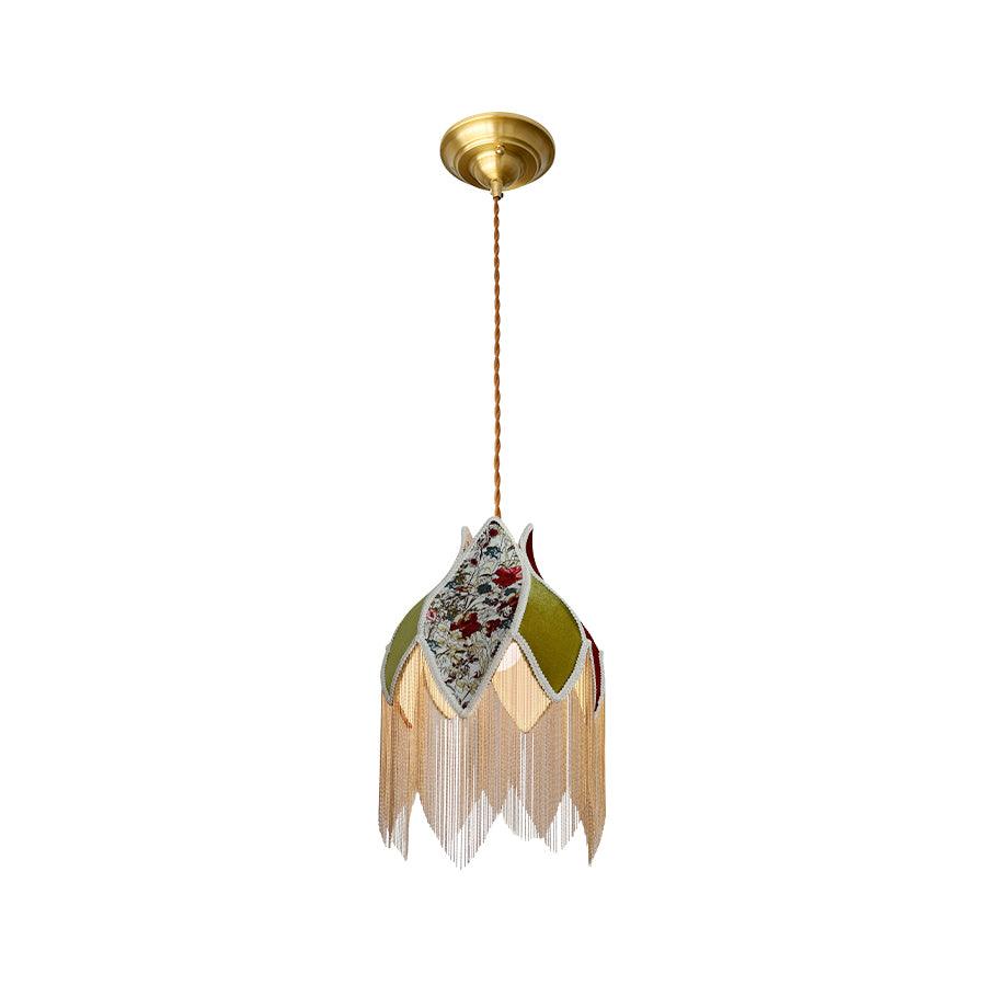 Bette Fringed Pendant Lamp - Blowlighting