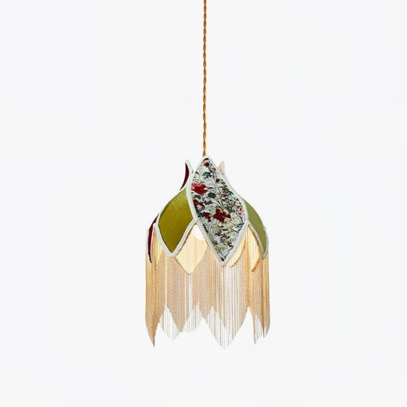 Bette Fringed Pendant Lamp - Blowlighting