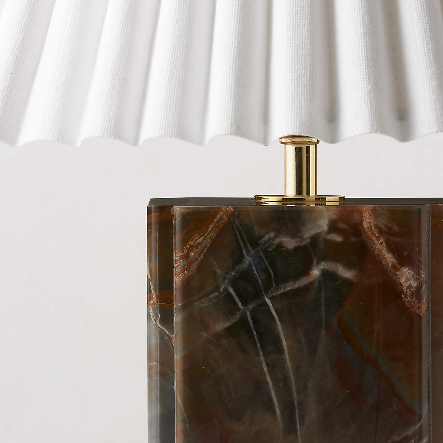 Bianca Marble Table Lamp - Lamp Copper