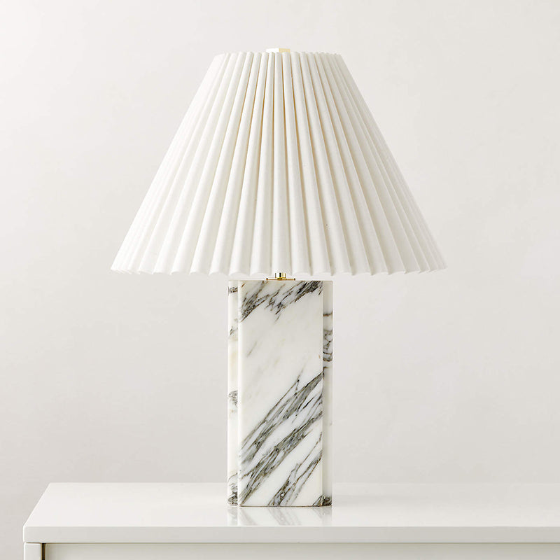 Bianca Marble Table Lamp - Lamp Copper