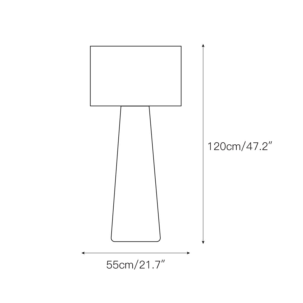 Big Shadow Floor Light - Lamp Copper