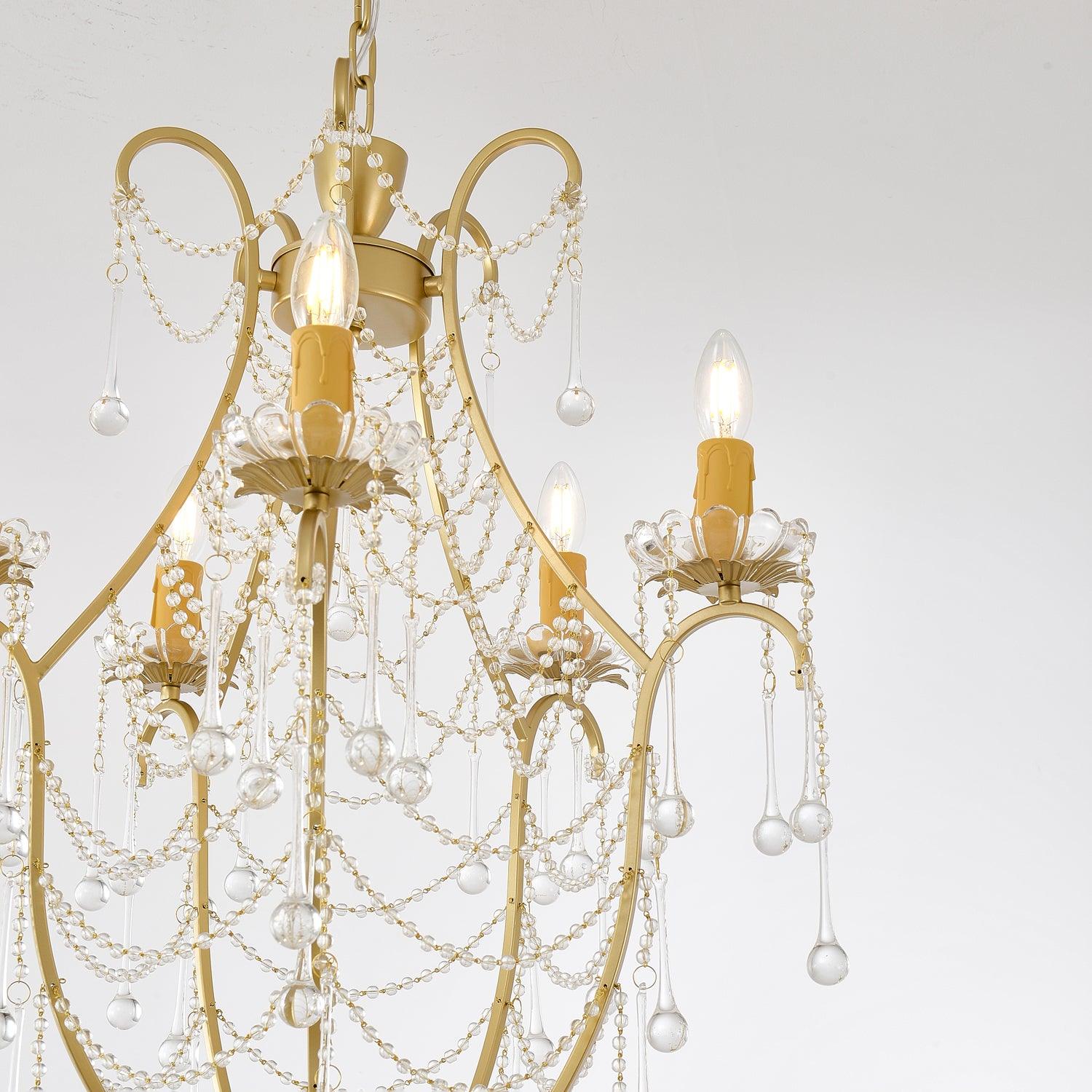 Birdcage Chandelier - Blowlighting