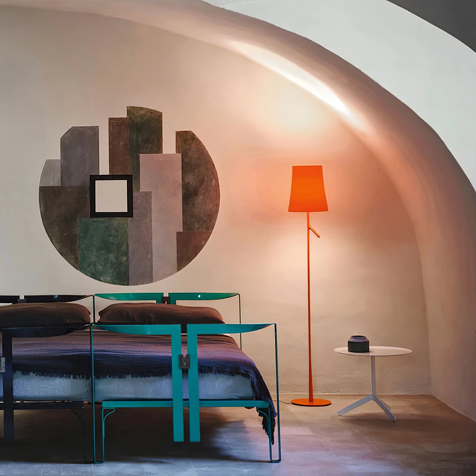 Birdie Floor Lamp - Lamp Copper